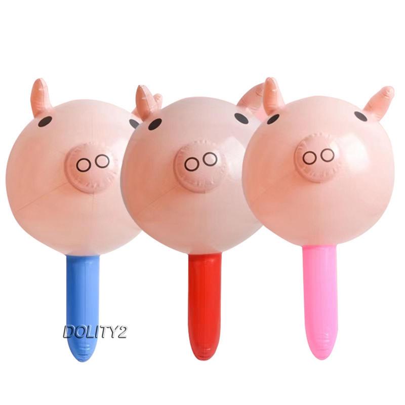 [Dolity2] Bong Bóng Bơm Hơi Hình Động Vật Hoạt Hình Trang Trí Ngày Lễ