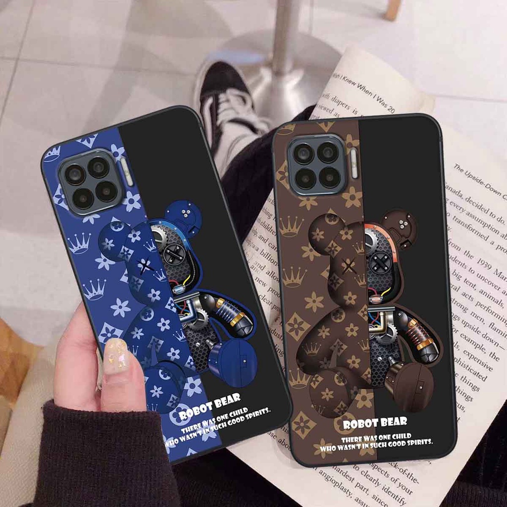 Ốp Oppo A73 / A93 bear brick, gấu đáng yêu, dễ thương