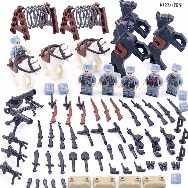 Đồ chơi Lego lắp ráp mô hình quân đội K123