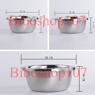 🎶Tô trộn bột inox ( Âu trộn bột )🎶
