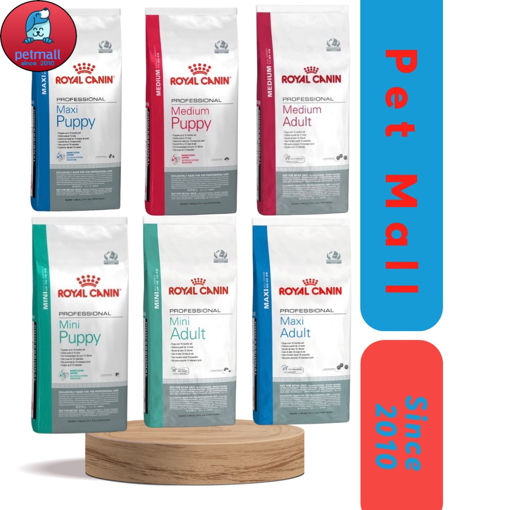 Thức ăn Royal Canin Mini/Medium/Maximum Puppy Pro, Mini/Medium/Maximum Adult  - PetMall