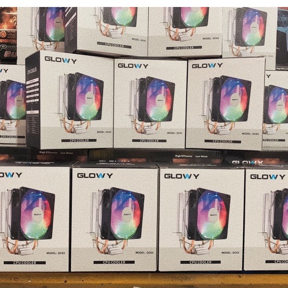 Tản Nhiệt Khí GLOWY GC63 - Led RGB - Hỗ Trợ All CPU - Bảo hành 6 tháng !!!