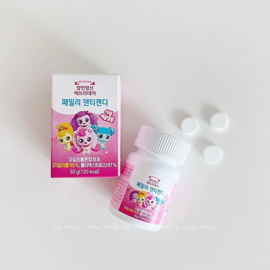 KẸO NHA KHOA DENTI CANDY JANG IN CHỐNG SÂU RĂNG CHO BÉ HÀN QUỐC