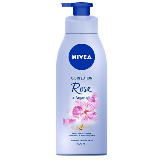 Sữa dưỡng thể NIVEA hương hoa hồng , anh đào 400ml