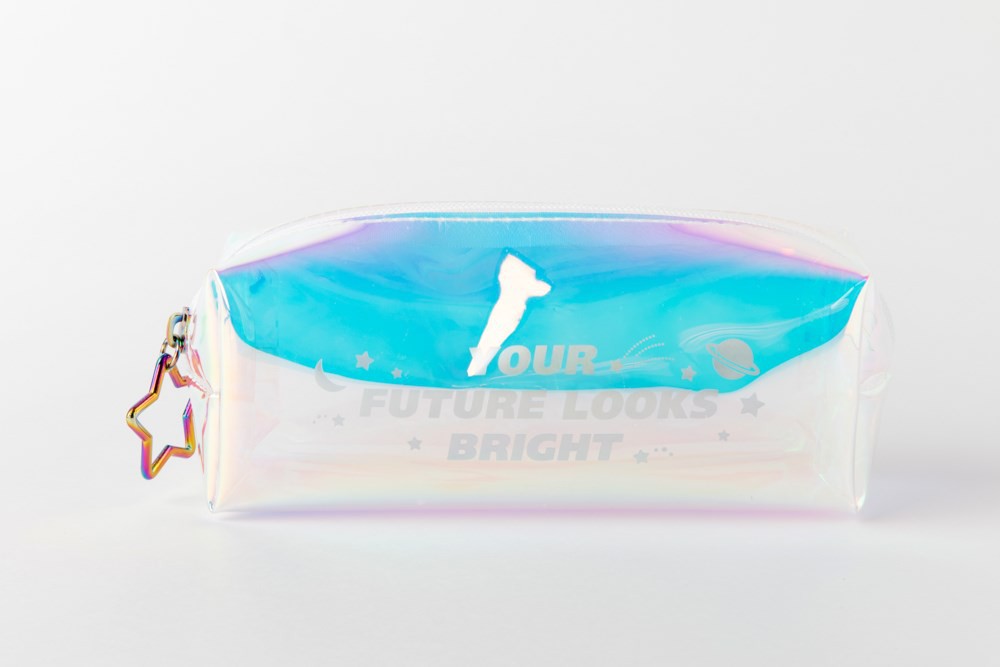 Hộp Đựng Bút Viết ARTBOX Hàn Quốc Trong Suốt Có Khóa Kéo Hình Ngôi Sao