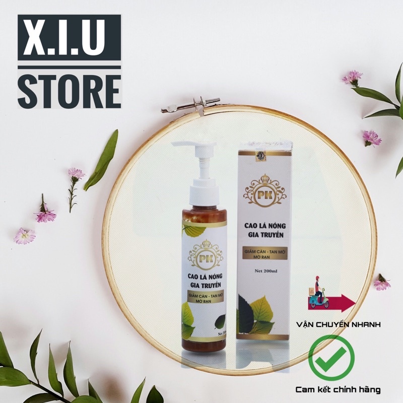 Cao lá nóng gia truyền   giảm cân tan mỡ bụng nhanh mờ rạn  an toàn hiệu quả cho mẹ sau sinh  xiustore