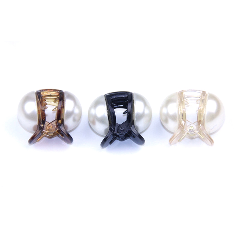 Kẹp tóc càng cua acrylic hình tròn nhiều màu tùy chọn dễ thương cho nữ （Hairclips）