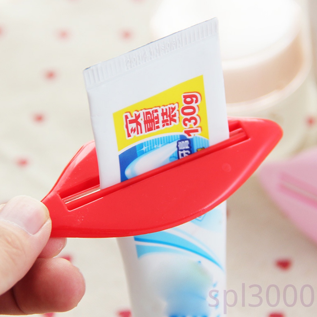Dụng Cụ Kẹp Tuýp Kem Đánh Răng Hình Đôi Môi Màu Sắc Ngẫu Nhiên