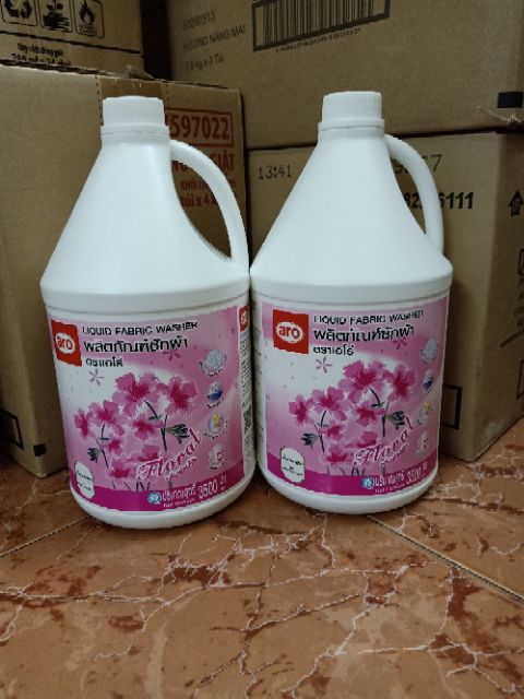 ( MẪU MỚI )nước giặt aro thái lan can 3500ml