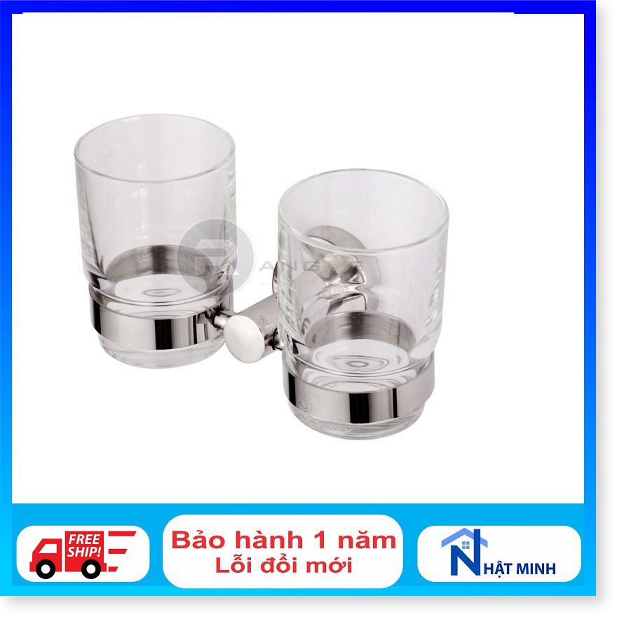 Kệ cốc đánh răng đôi, kệ để cốc đánh răng nhà tắm Rangos RG-PK103 hàng chất lượng