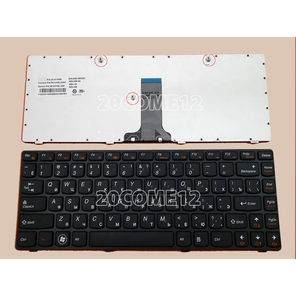 Bàn phím cho Laptop Lenovo G470