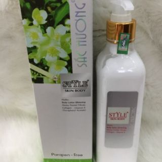 Dưỡng thể trắng da sắc Hương