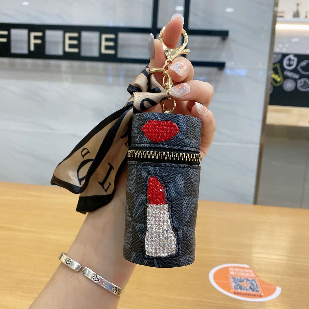 Hàng Mới Về Mới Túi Đựng Tiền Xu / Tai Nghe Đính Kim Cương Giả