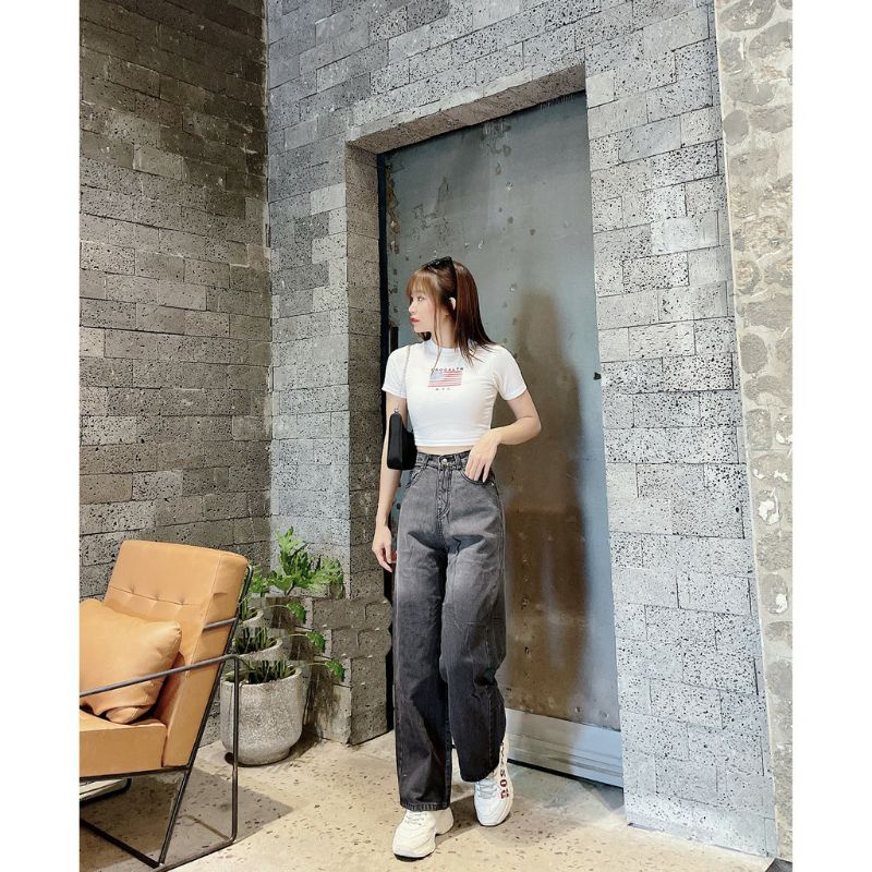 Quần Jean Bò Ống Rộng  Loang Đen Nữ Hottrend 2022, Hack dáng, Màu Siêu Đẹp,Chiến luôn | BigBuy360 - bigbuy360.vn