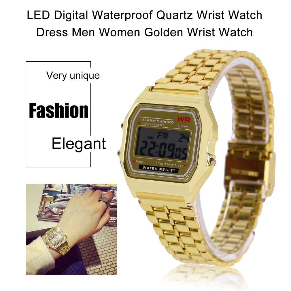 Đồng hồ LED đeo tay chống nước thời trang