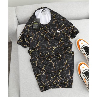 Áo thun thể thao nam loang màu họa tiết - Chất thun lạnh - Key Sport chuyên đồ thể thao nam tập GYM, YOGA