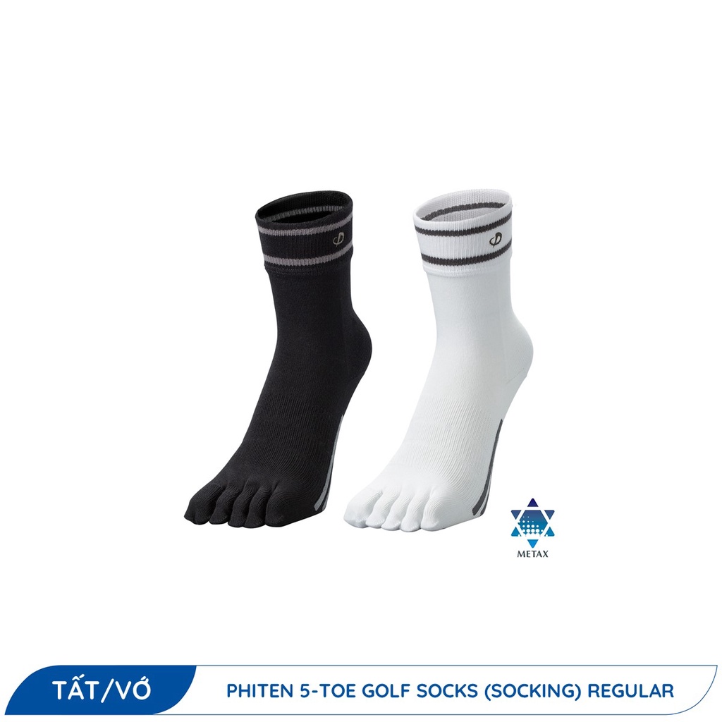 Tất golf cổ cào Phiten regular sock AL936173/AL936273