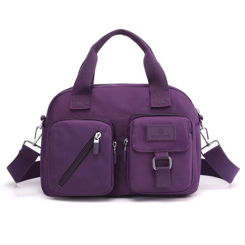 Túi Xách Canvas Nylon Cỡ Lớn Thiết Kế Đơn Giản Cho Nữ