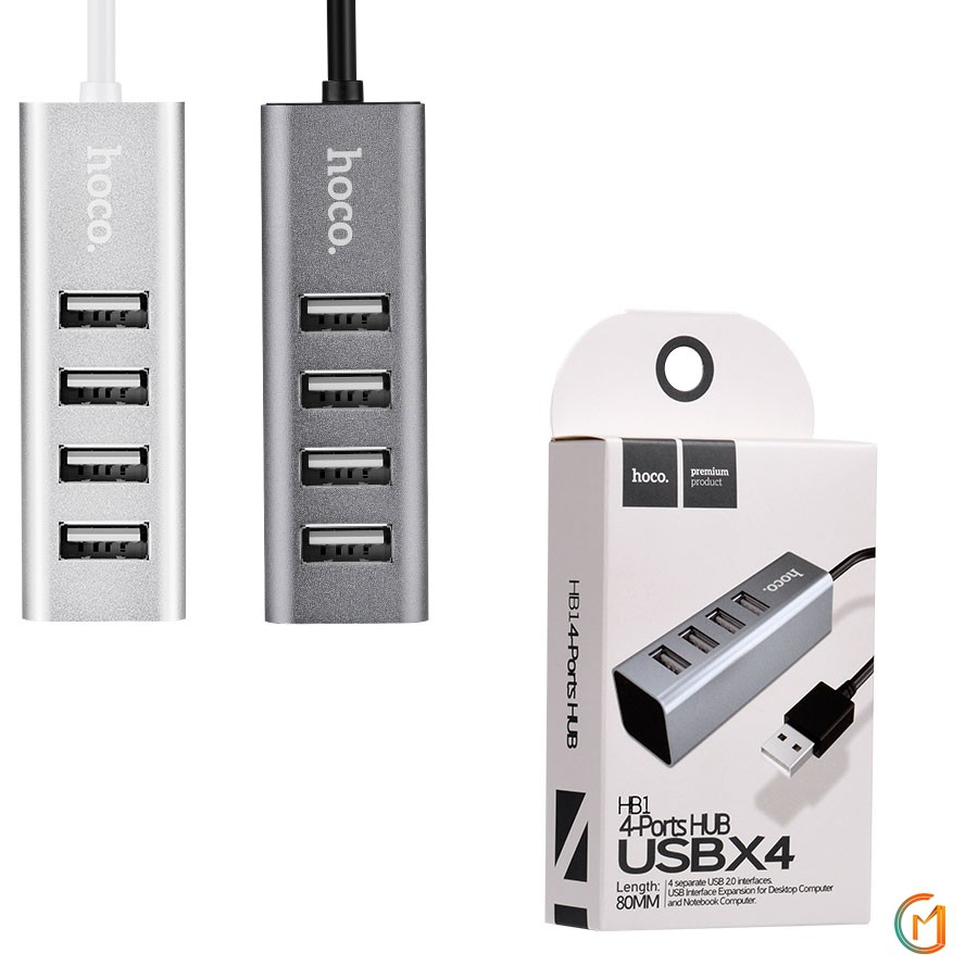 Bộ Hub 4 cổng USB Hoco HB1 Chính Hãng