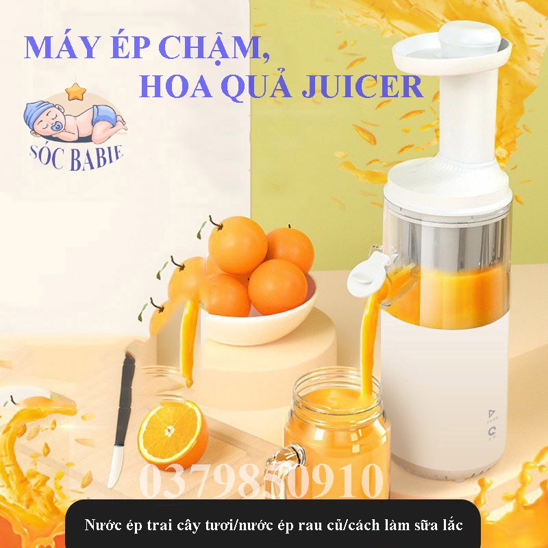 Máy Ép Chậm - Máy Ép Hoa Quả Cầm Tay JUICER [ MẪU MỚI 2021 ]