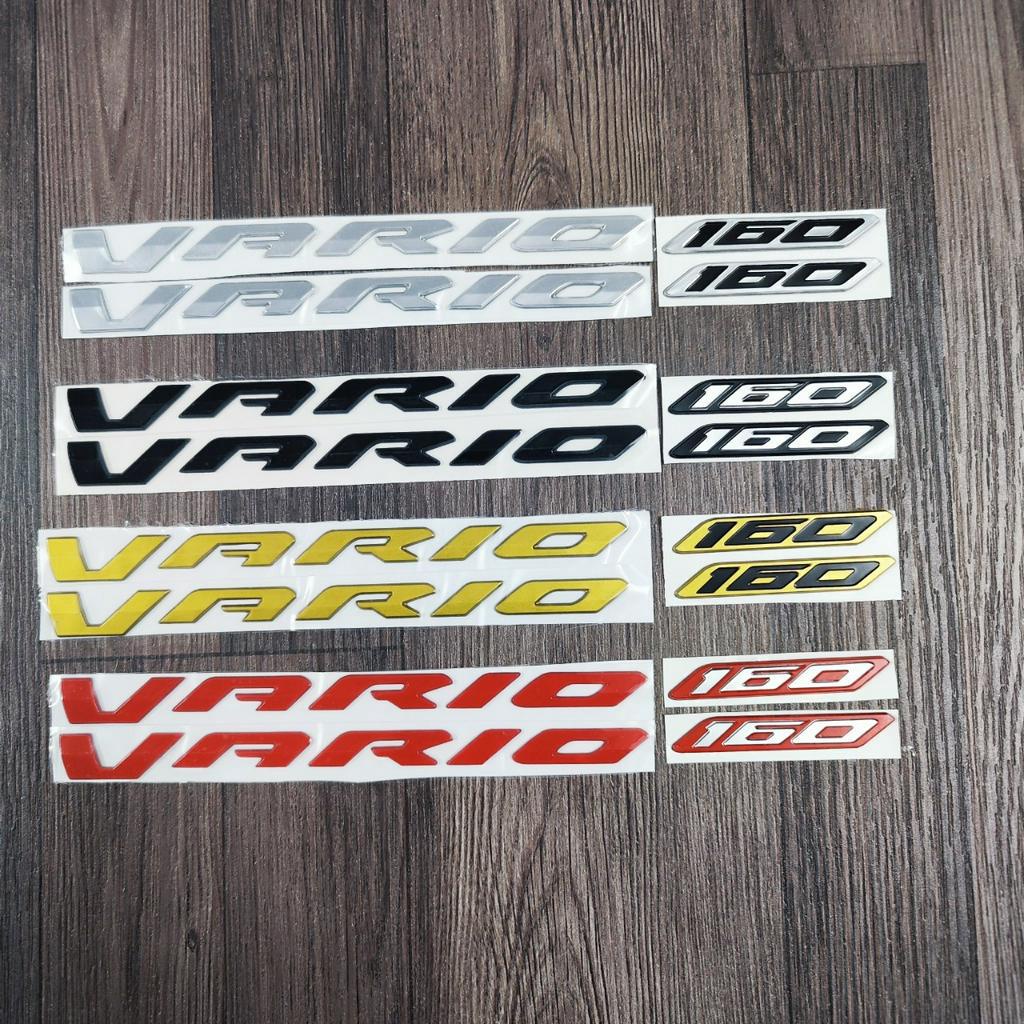 COMBO cặp tem chữ nỗi VARIO đời 160 và cặp chữ số 160 mẫu ZIN độ màu