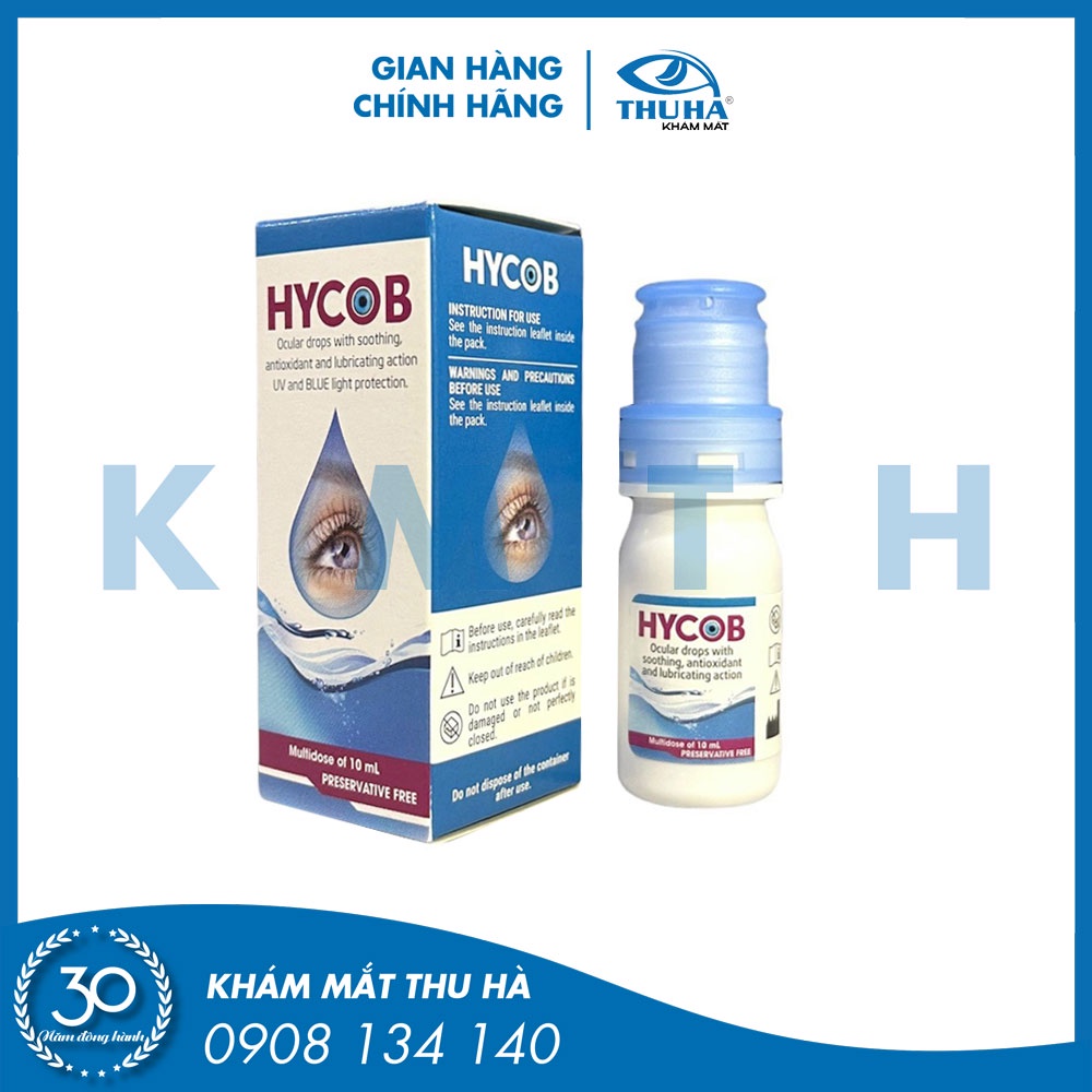 Dung dịch nhỏ mắt HYCOB Italia [Lọ 10ml] - Không chất bảo quản