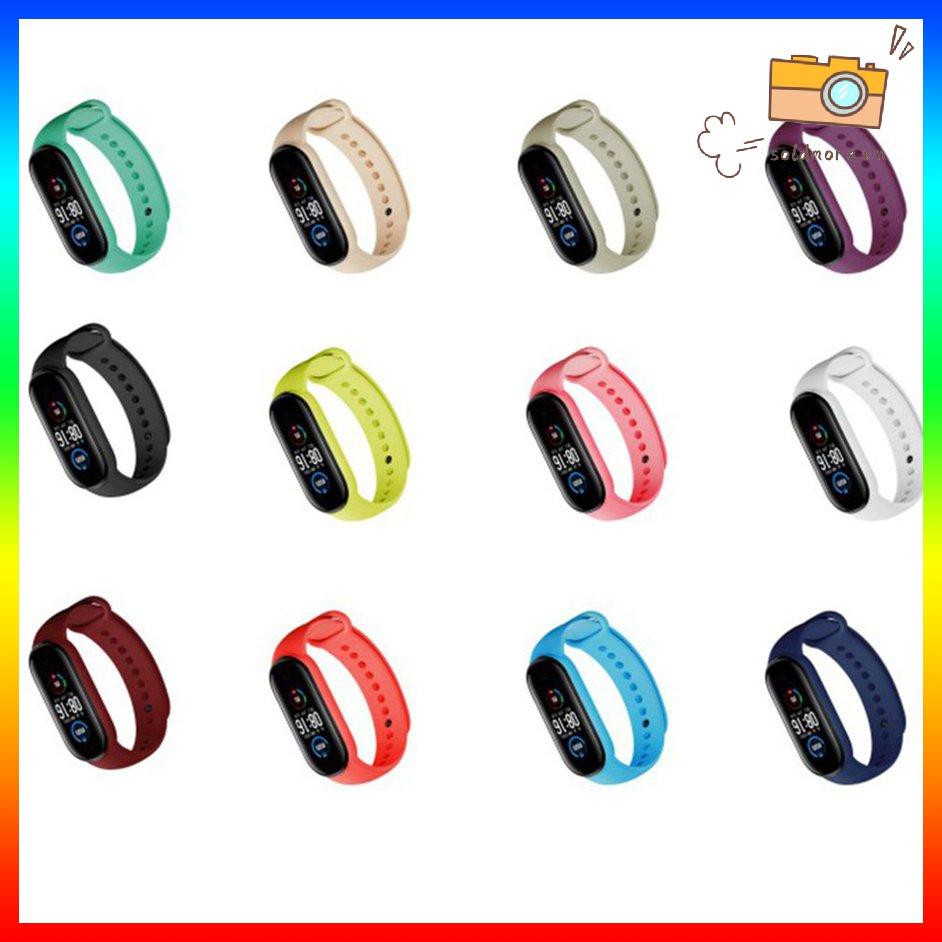 Dây Silicone Thay Thế Cho Đồng Hồ Mi Band 5