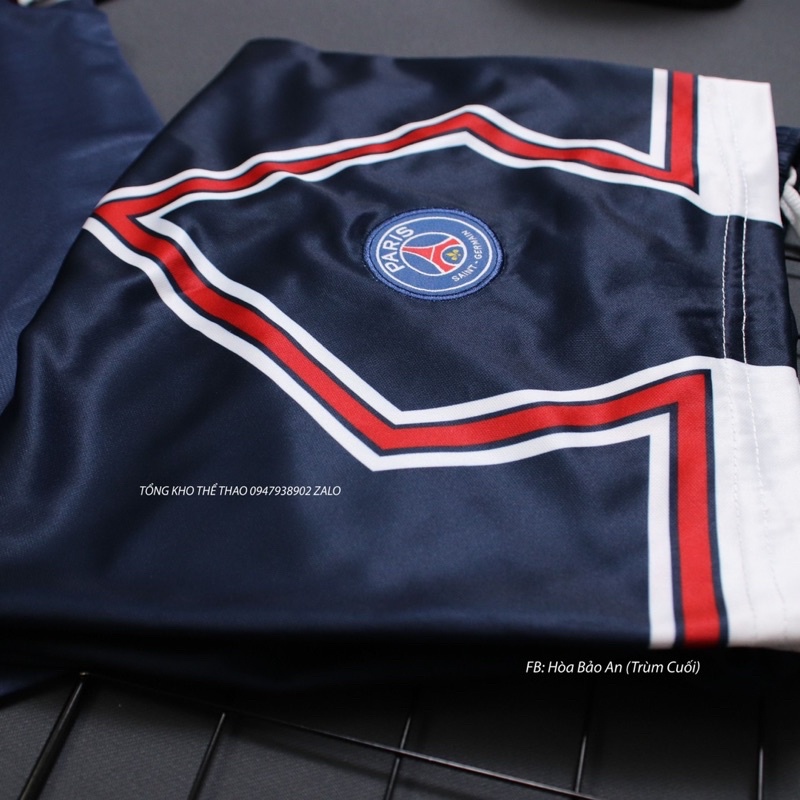 Bộ quần áo đá banh CLB PSG màu tím than mùa 2021 hàng cao cấp thailand
