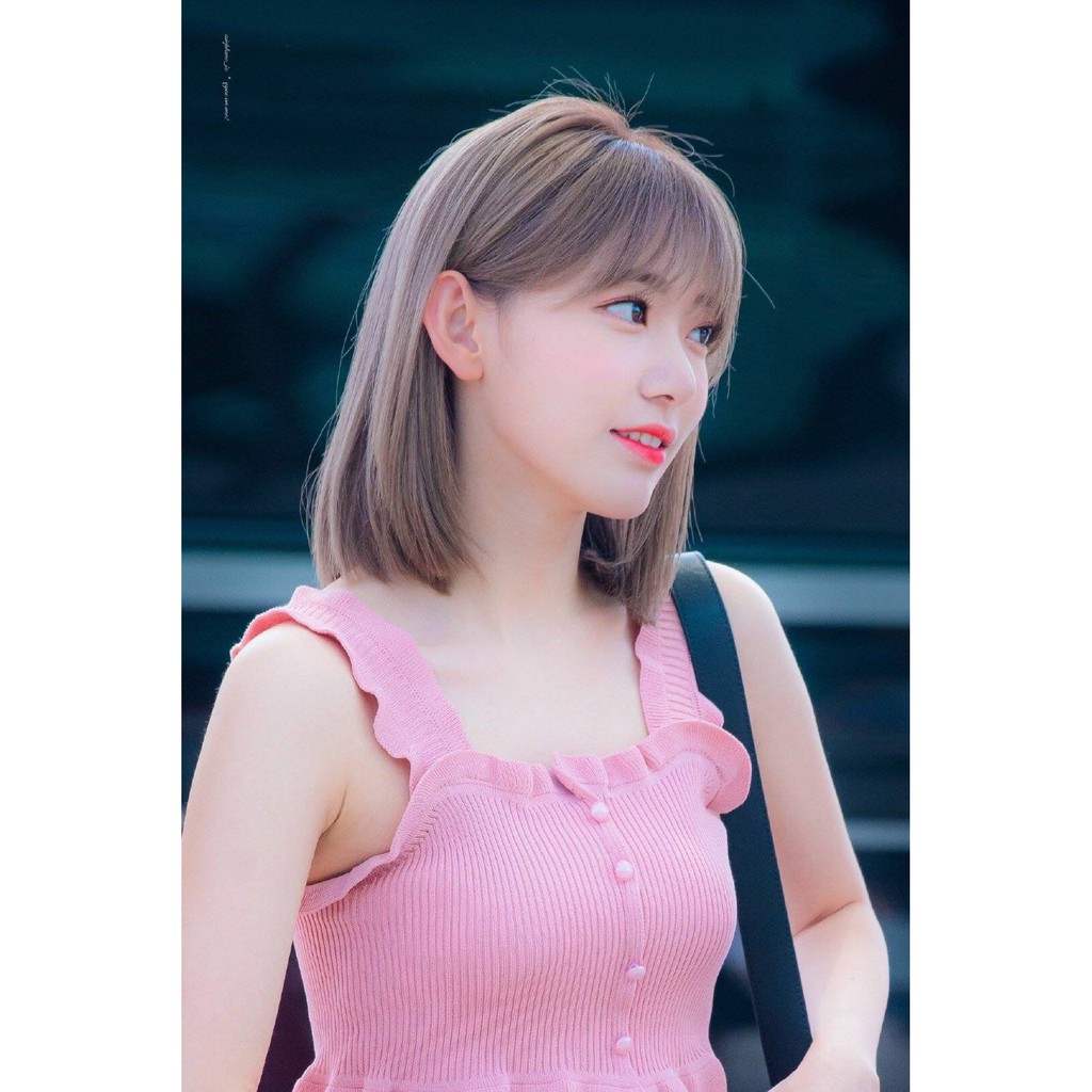 Áo hai dây Đan ÁO IZ*ONE Áo ba lỗ Miyawaki Sakura NoBrand