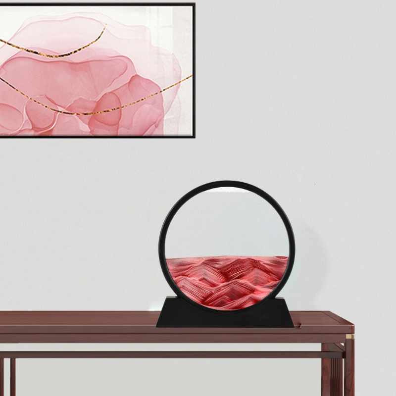 Set 12 Tranh Cát Thủy Tinh 3D Hình Phong Cảnh Biển Sâu Thư Giãn Trang Trí Nội Thất