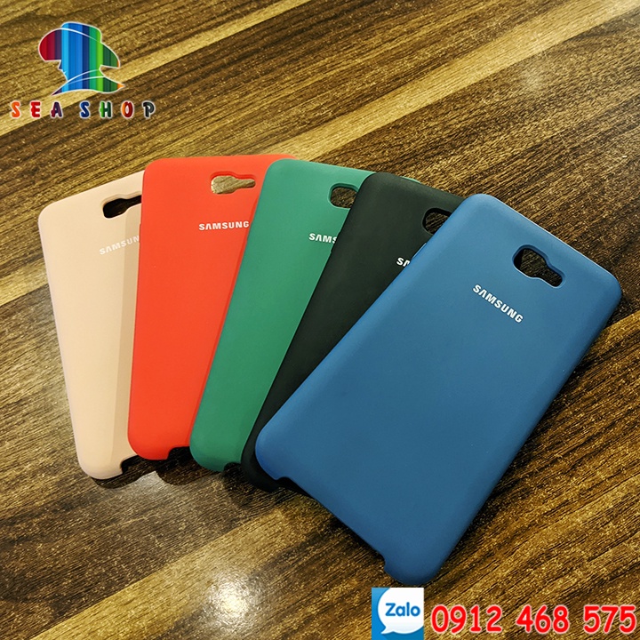 Ốp chống bẩn Samsung J7 Prime SM-G610 - Nhựa dẻo - Bên trong có lot nhung - Kính cường lực 9D
