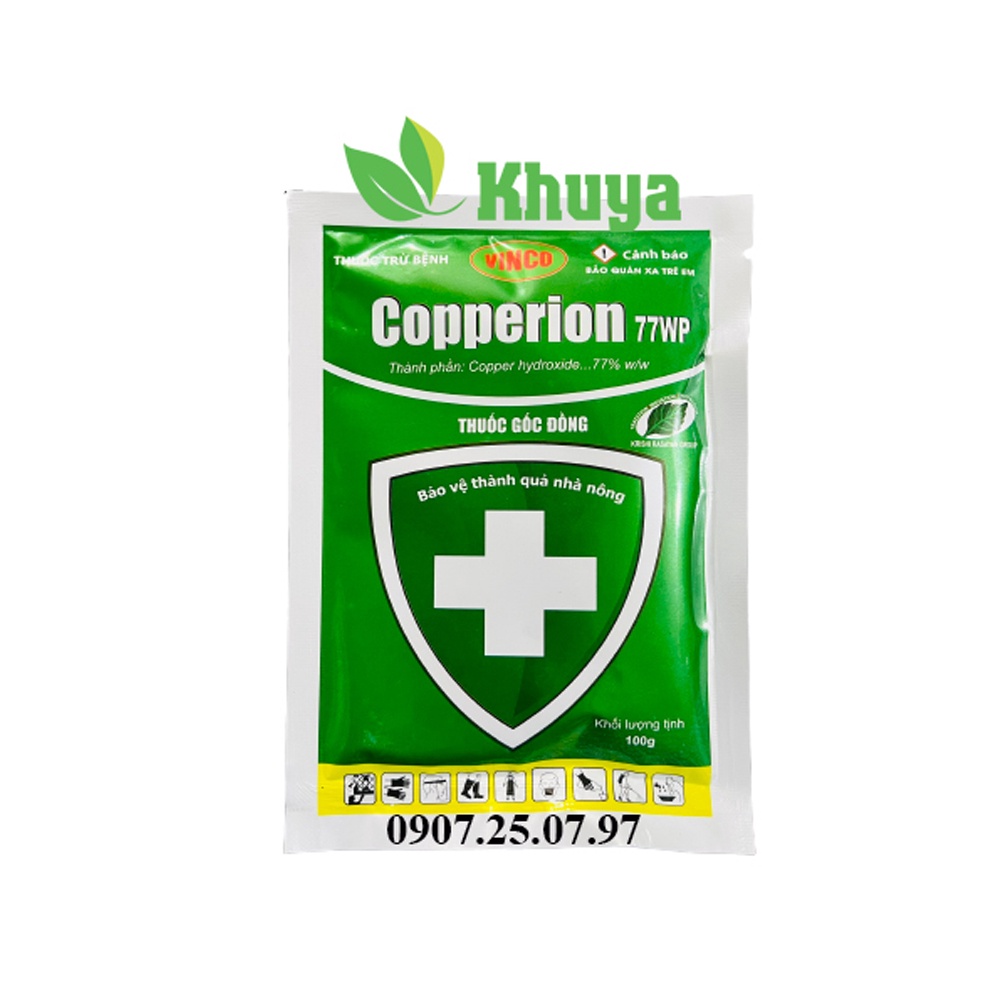 Thuốc trừ bệnh Copperion 77WP 100gr Gốc Đồng Diệt khuẩn