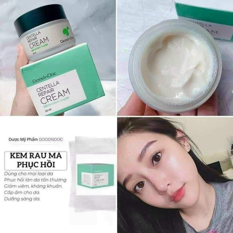 kem dưỡng rau má Goodndoc 50ml