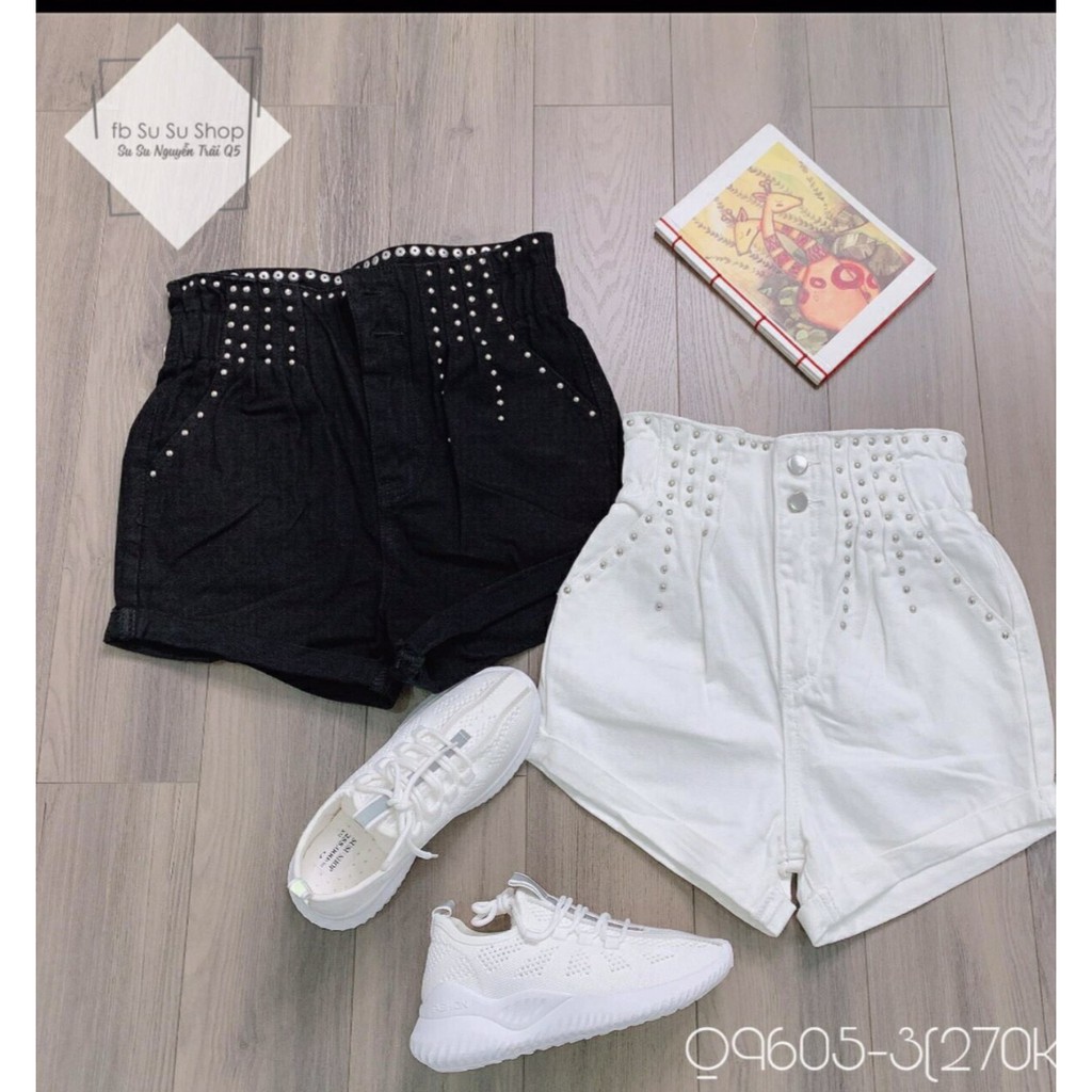 Quần short đính hạt