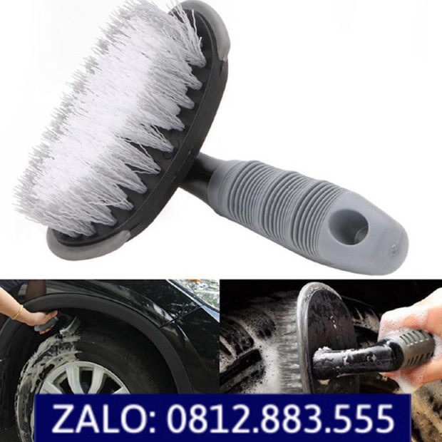 Combo Bộ dụng cụ rửa xe ô tô và xe máy ( găng tay, chổi la zăng, chổi lốp )