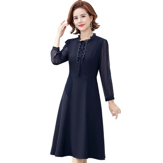 Đầm trung niên tay voan lp01-322
