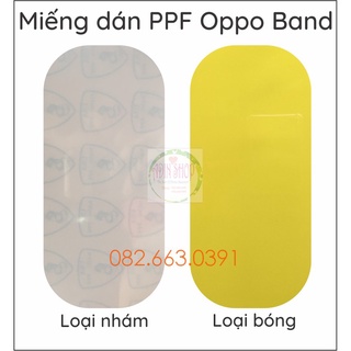 Miếng dán PPF đồng hồ Oppo Band chống trầy bảo vệ màn hình