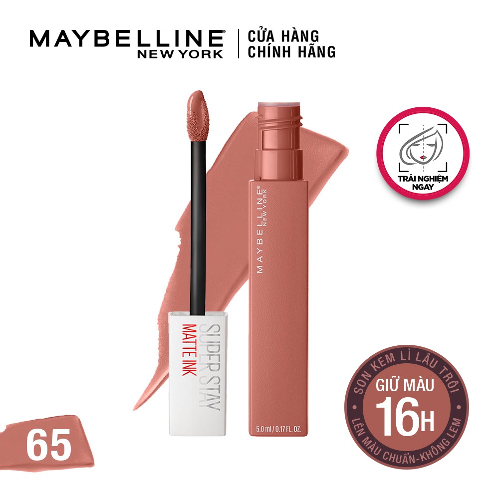 Son Kem Lì 16h Lâu Trôi Maybelline New York Super Stay Matte Ink Lipstick 5ml