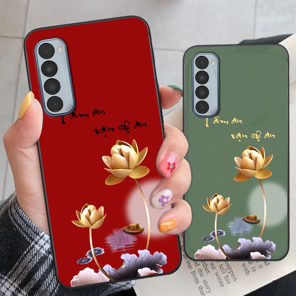 Ốp Oppo Reno4 /  Reno4 Pro / Reno 4 in hình ốp tâm an vạn sự an, ốp lưng SonCase