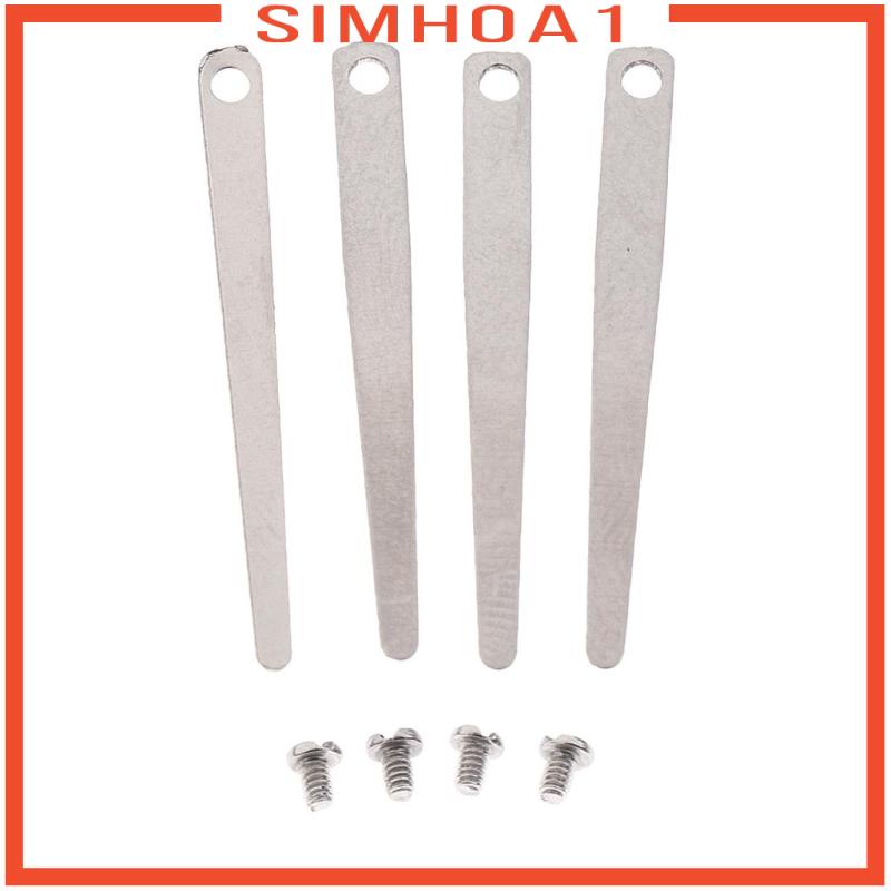 Set 4 Lò Xo Dày 1.0mm Kèm Ốc Vít Chuyên Dụng Cho Kèn Saxophone