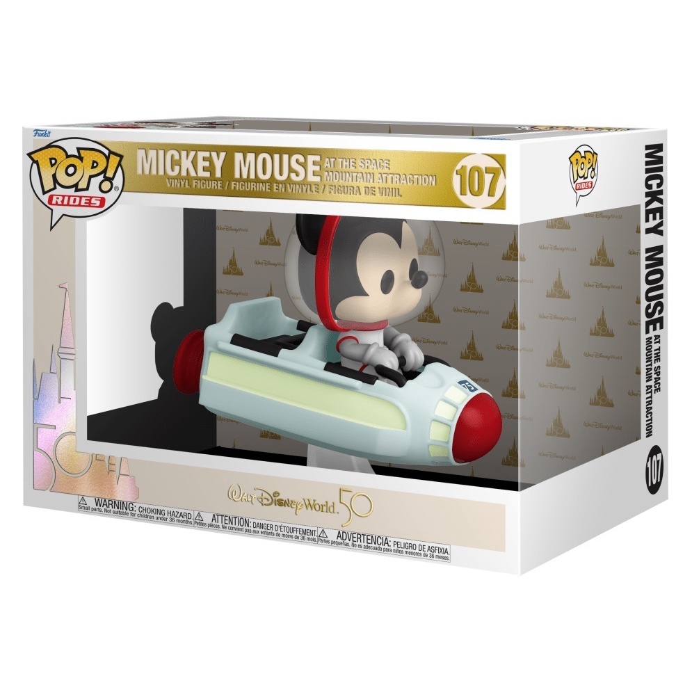 Đồ chơi mô hình funko pop 107 Mickey Mouse at the Space Mountain Attraction - Disney