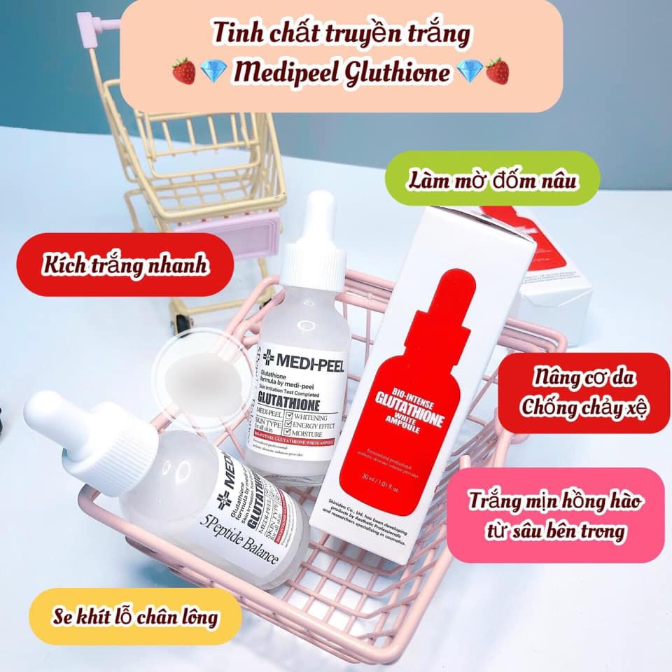 [CHÍNH HÃNG] Combo Dưỡng truyền trắng Medipeel Gluthione 600