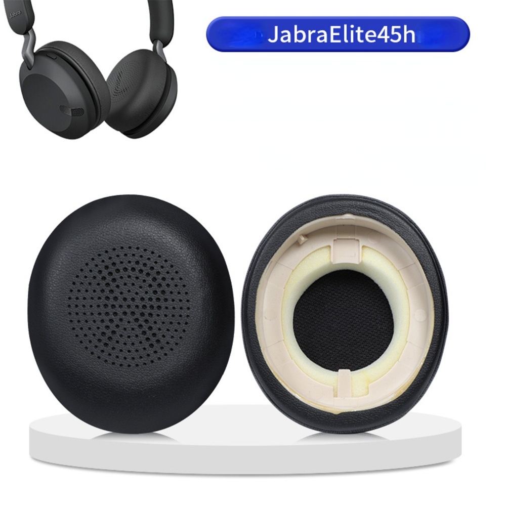 Vỏ Bọc Đệm Tai Nghe Bằng Da Thay Thế Cho Jabra ELITE 45h