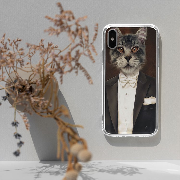 Vỏ ốp mèo nữ tính mèo tình yêu Bee Case Hàng cao cấp cho các loại Iphone CAT20210115