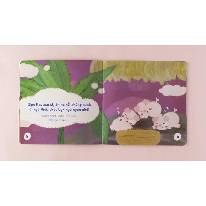 Sách cho bé - Vườn Nhà Hạnh Phúc - Bộ 3 cuốn song ngữ Việt Anh