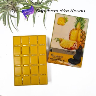 Sáp thơm hương dứa KOUOU để xe ô tô cao cấp,Sáp dứa khử mùi xe hơi nội thất hiệu quả,