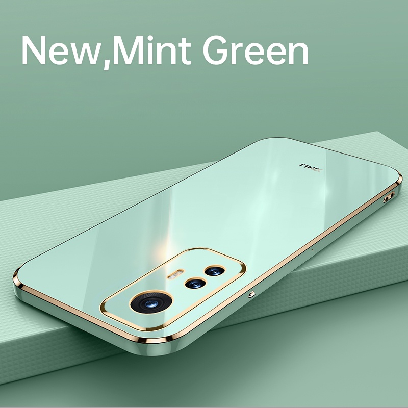 Ốp điện thoại silicone mềm chống sốc 6D sang trọng cho Xiaomi Mi 12 Pro 11 Poco M3 5G F3 TPU lưng viền vuông trọng dành
