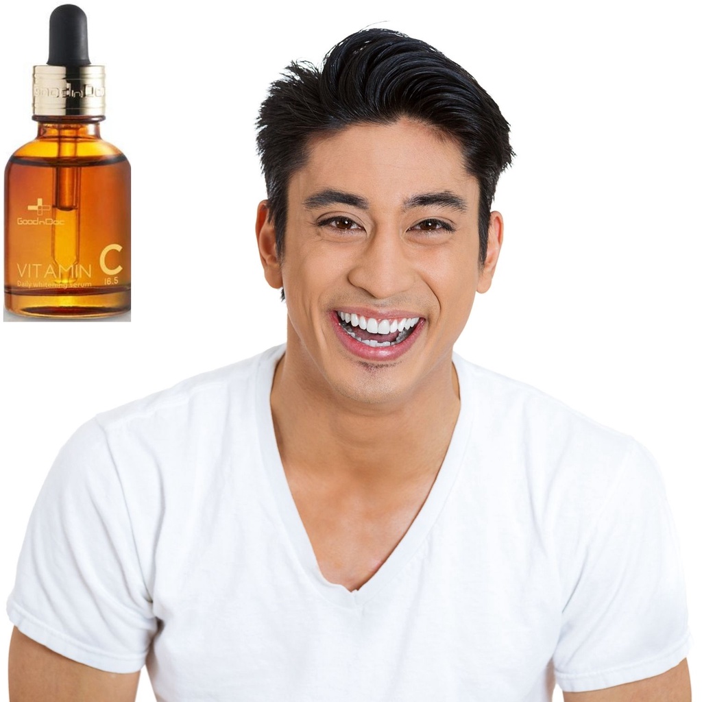 Serum Vitamin C Goodndoc 16.5 Dưỡng Trắng Da, Chống Lão Hóa Daily Whitening Serum Nam Giới