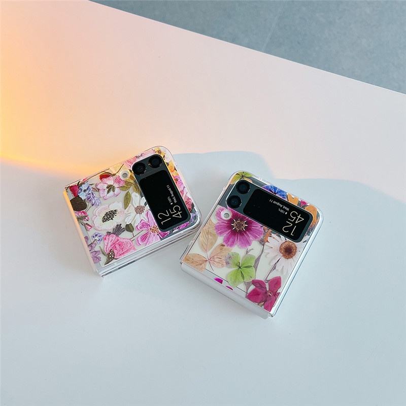 Ốp Điện Thoại Trong Suốt Chống Sốc Hình Hoa Cho Samsung Galaxy Z Flip 4 Z Flip 3 5G Z Flip 4 Zflip3 Samsung Z Flip4 Z Flip 3