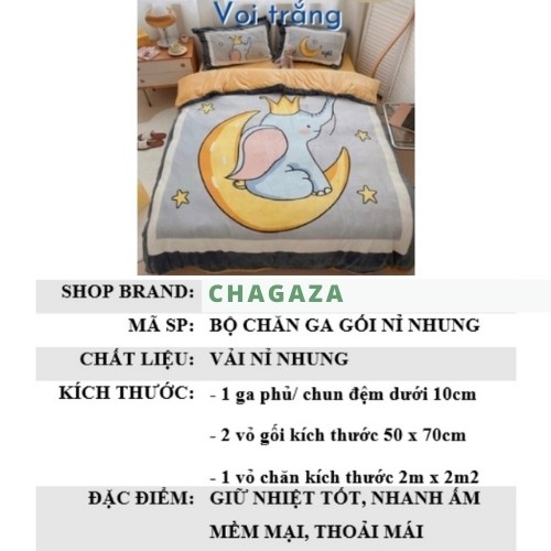 Bộ chăn ga gối nỉ nhung 3D cao cấp 2020, bộ nỉ nhung dày ấm - nhắn chọn mẫu